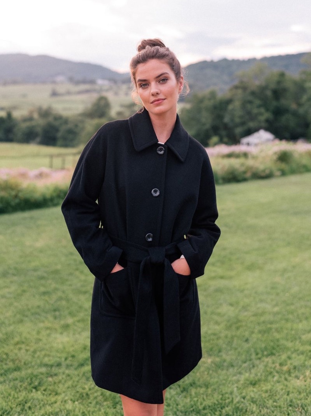 GMG Gal Meets Glam Hadley Coat Wool Blend XXS